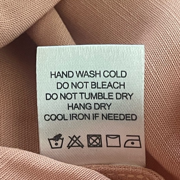 Lovers + Friends Edith Blouse Terracotta Pink Size M - Picture 8 of 8